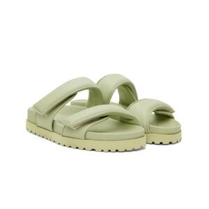 GIA BORGHINI Gia x Pernille Teisbaek Velcro Leather Sandal